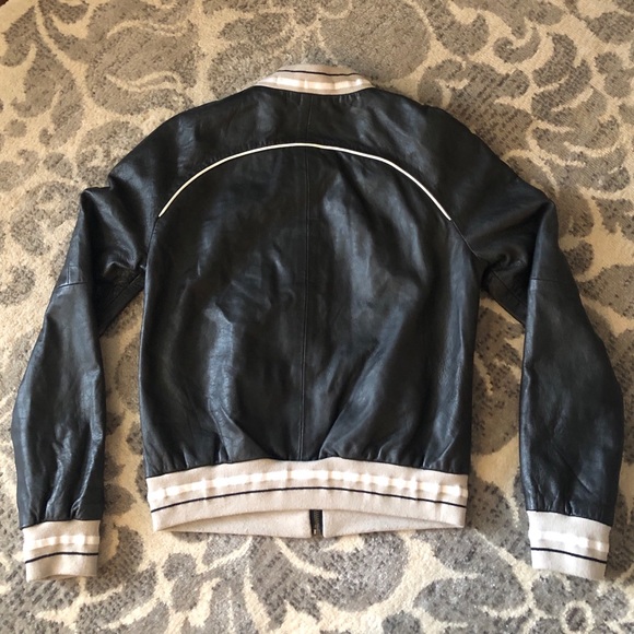 Leather Bomber Jacket - Picture 2 of 3
